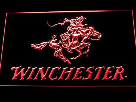 Winchester Firearms Gun Logo LED Neon Sign